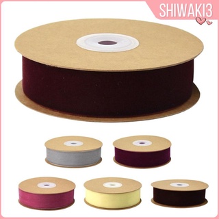 [Shiwaki3] ริบบิ้นกํามะหยี่ม้วนผม 5 หลา 1" สีแดงสําหรับงานหัตถกรรม Diy