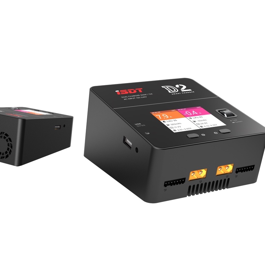 [ขายตรงอย่างเป็นทางการ] Esther ISDT D2 MK2 Dual Channel 200W 12A เครื่องชาร์จอัจฉริยะ