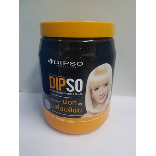 DIPSO ฟอกสีผมและเปลี่ยนสีผมขนาดใหญ่ 400 g.