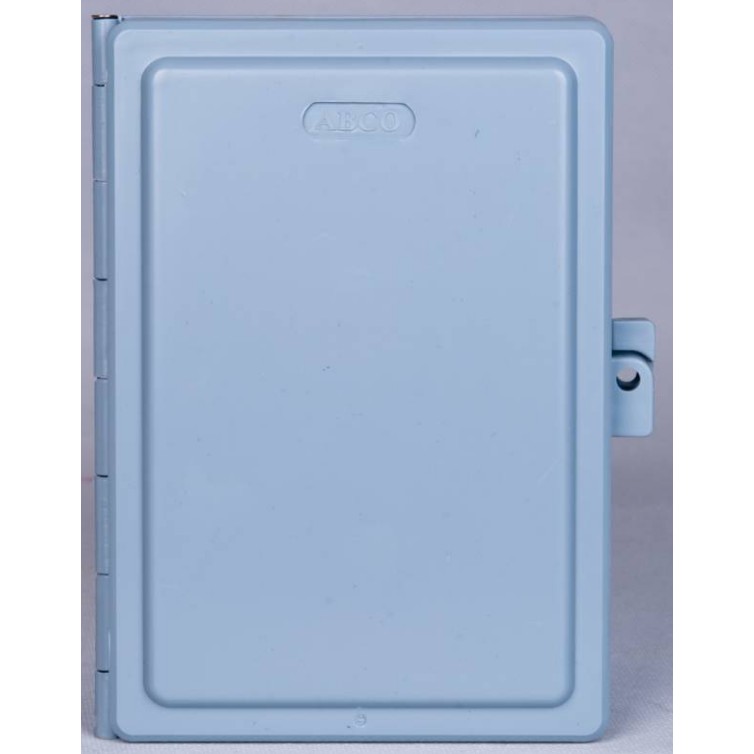 ตู้กันน้ำพลาสติก ABCO 6"x8" กล่องกันน้ำสีเทา สามารถใส่กุญแจล็อคได้ติดตั้งภายใน-ภายนอกอาคาร