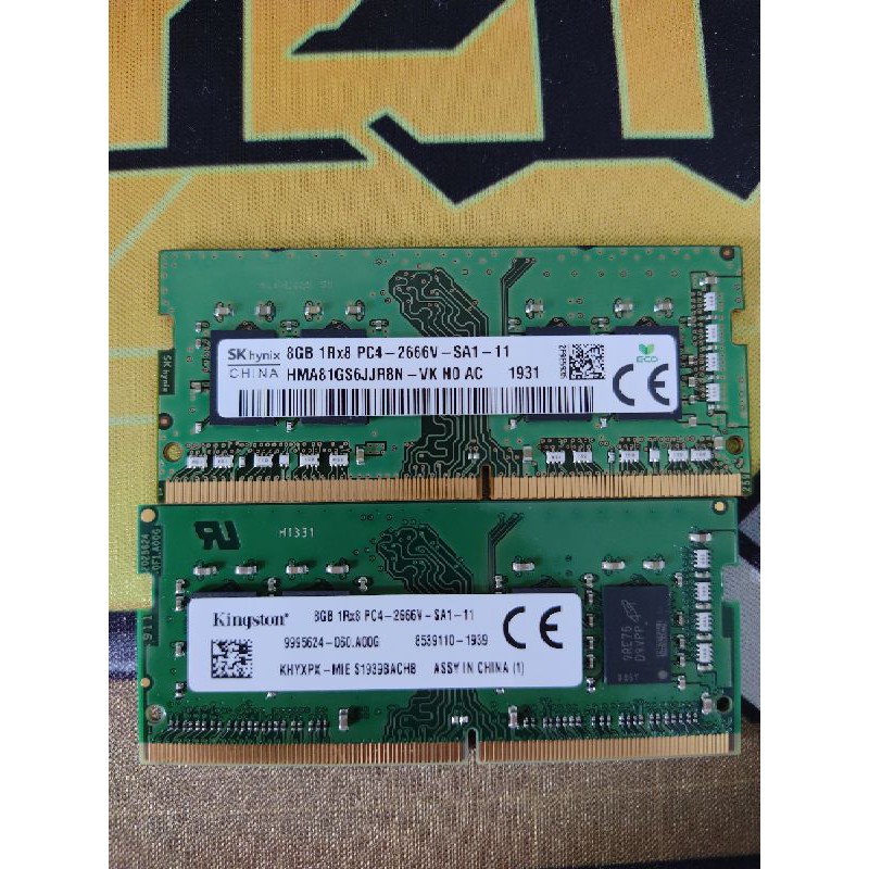Kingston Hynix 8GB DDR4 3200MHz RAM SODIMM แล็ปท็อป