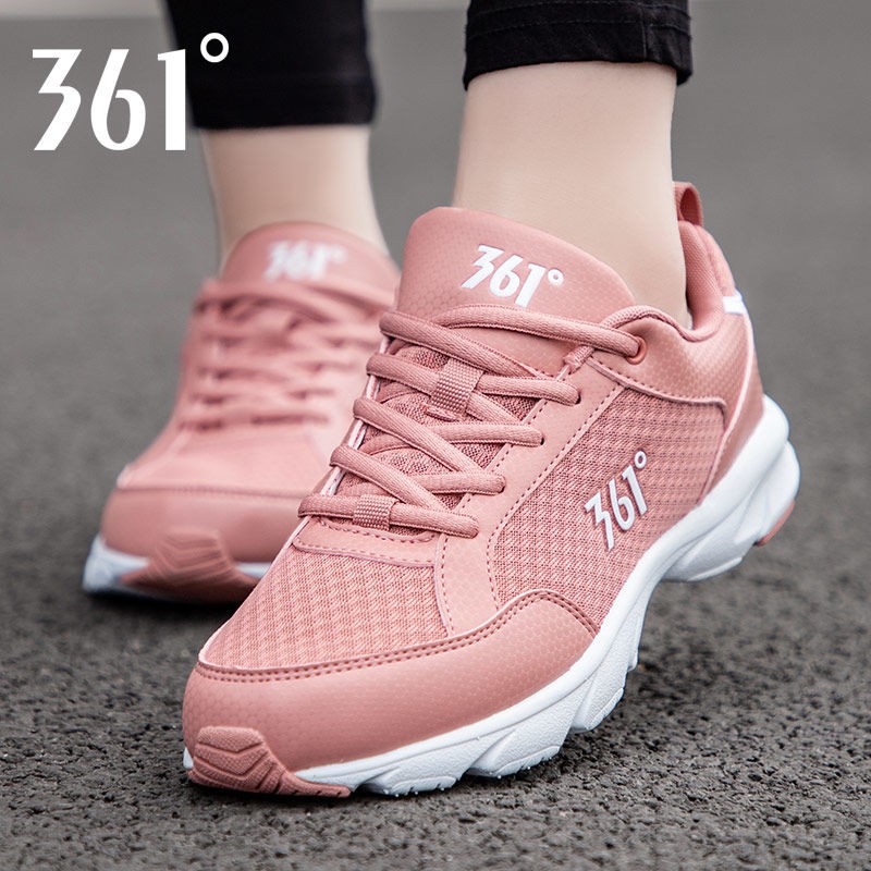 ⊕☽[ผลิตภัณฑ์ใหม่] 361 รองเท้าผู้หญิงรองเท้าวิ่งฤดูร้อนใหม่ตาข่ายระบายอากาศแท้รองเท้าท่องเที่ยวและพัก