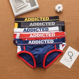 กางเกงในผู้ชาย brief เนื้อผ้าระบายอากาศได้ดี Addicted underwear