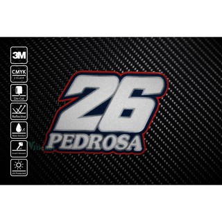 สติ๊กเกอร์ มอเตอร์ไซค์ Sticker Pedrosa 26/134