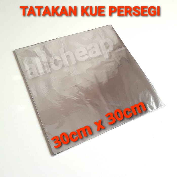 PLYWOOD บอร์ดฐานสําหรับเค้ก TART ขนาด 30x30 ซม. PLYWOOD SQUARE WOODEN BASE