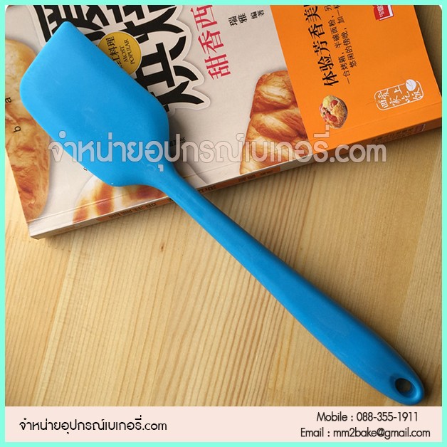 ไม้พายซิลิโคนทั้งอัน 28ซม. H21  อุปกรณ์เบเกอรี่พร้อมส่ง มีเก็บเงินปลายทาง mm2bake
