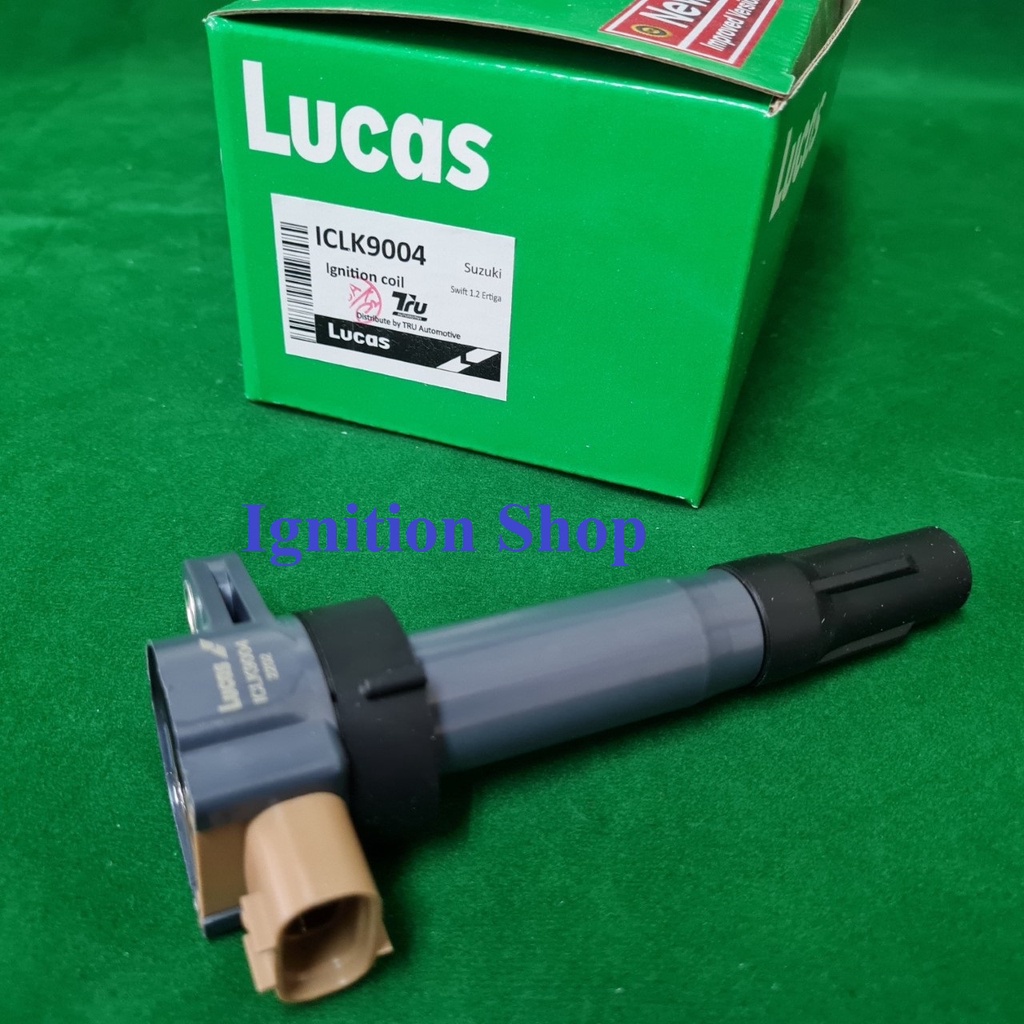 คอยล์จุดระเบิด คอยล์หัวเทียน Suzuki Swift 1.2  Ertiga  Ciaz  ยี่ห้อ Lucas จำนวน 1 ตัว