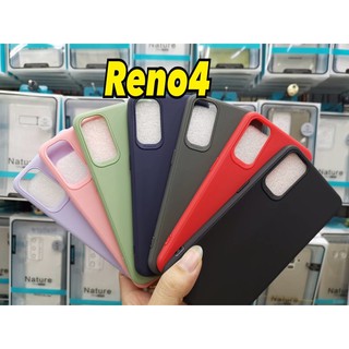 เคสTPU​นิ่ม​สีพาสเทล For​ Oppo Reno4/Reno 4