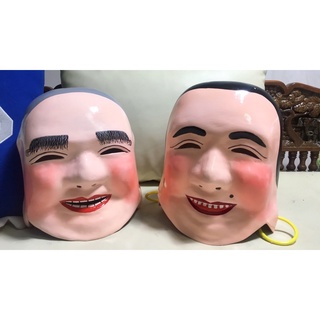 หัวแป๊ะยิ้มหน้าเทพแฟนซี หัวอาซิ้มเทพเมตตาสำหรับสวมใส่ งานฝีมือประณีต คุ้มค่า กรุณาระบุหัวหญิง หรือชายที่ต้องการสั่งซื้อ