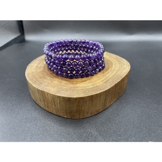 อเมทิสต์ Amethyst beads bracelets