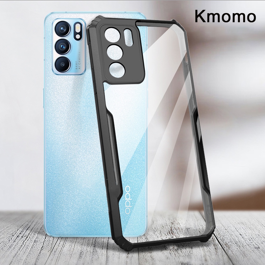 เคสโทรศัพท์อะคริลิคใสกันกระแทกสําหรับ OPPO Reno 12 Pro 5G 12F 11 11F 10 + 8T 4G 8z 8 7 7z 6 6z 5 4