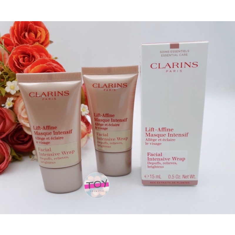 มาส์กยกกระชับผิวหน้าClarins V-Facial Intensive Wrap 15 ml(ผลิต2/67)