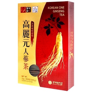 1กล่องมี100ซอง ♥♥♥ ชาโสมเกาหลี พร้อมส่ง แท้ 💯 Korea One Ginseng Tea ชาเกาหลี