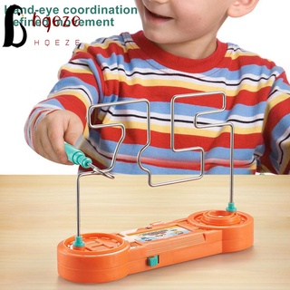 เทศกาลสงกรานต์ Electric Bump Mazes Wire Game Toy Classic Tabletops Puzzle Game Kid Adult