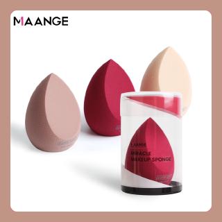 MAANGE ฟองน้ำไข่ พัฟฟองน้ำแต่งหน้า สำหรับลงรองพื้น (1 ชิ้น)