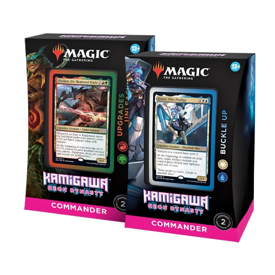 MTG Kamigawa Neon Dynasty Commander Deck Display magic.cauldron