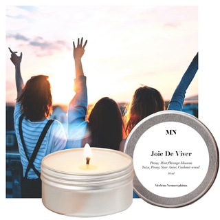 MN FORMULA Travel Candle กลิ่น Joie de vivre เทียนหอมสำหรับการเดินทาง กลิ่นความสุขในการใช้ชีวิต