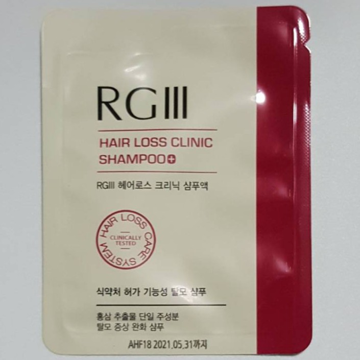 พร้อมส่ง Tester DCKR Rgiii Hair Loss Clinic Shampoo