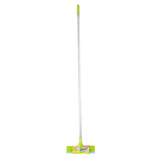 SCOTCH BRITE แปรงขัดพื้นพร้อมที่ปาดน้ำ สีเขียว SCOTCH BRITE scrubber brush with a green squeegee