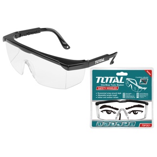 Total แว่นตากันสะเก็ด ปรับขาได้ รุ่น TSP301 ( Safety Goggles ) (แว่นตาอ๊อก) INGCO แว่นตา แว่นตาเซฟตี้ แว่นตาใสรุ่น HSG04