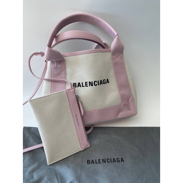 Balenciaga cabas ขอบชมพู