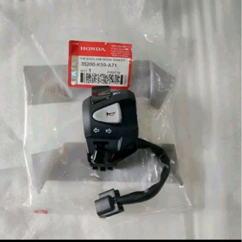 ที่ยึดซ้าย (สวิตช์ Reteng) Honda New Vario 150 eSP K59J 35200K59A71