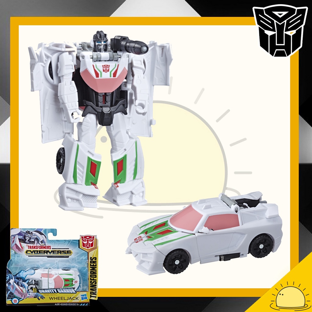 Transformers Cyberverse Action Attackers: Optimus Prime 1-Step Changer Action Figur, Einfache Transformation