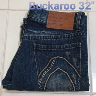 ยีนส์สภาพ 97% ยี่ห้อ buckaroo เอว 32 นิ้ว