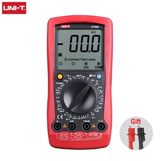 Uni - T Ut58D มัลติมิเตอร์ดิจิตอล Lc Meter Ac / Dc สําหรับทดสอบแรงดันไฟฟ้า