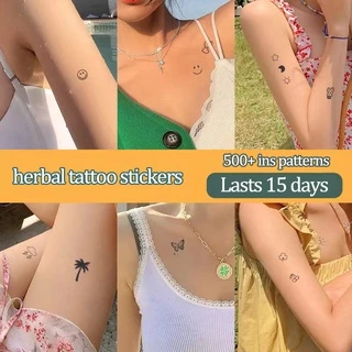 【COCO Magic tattoo】สติกเกอร์รอยสักชั่วคราว กึ่งถาวร ขนาดเล็ก กันน้ํา ติดทนนาน 15 วัน