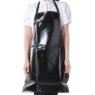 ✨นาทีทอง✨ เอโร่ ผ้ากันเปื้อนPVC ขนาด 26x30 นิ้ว สีดำ aro Apron Pvc Black