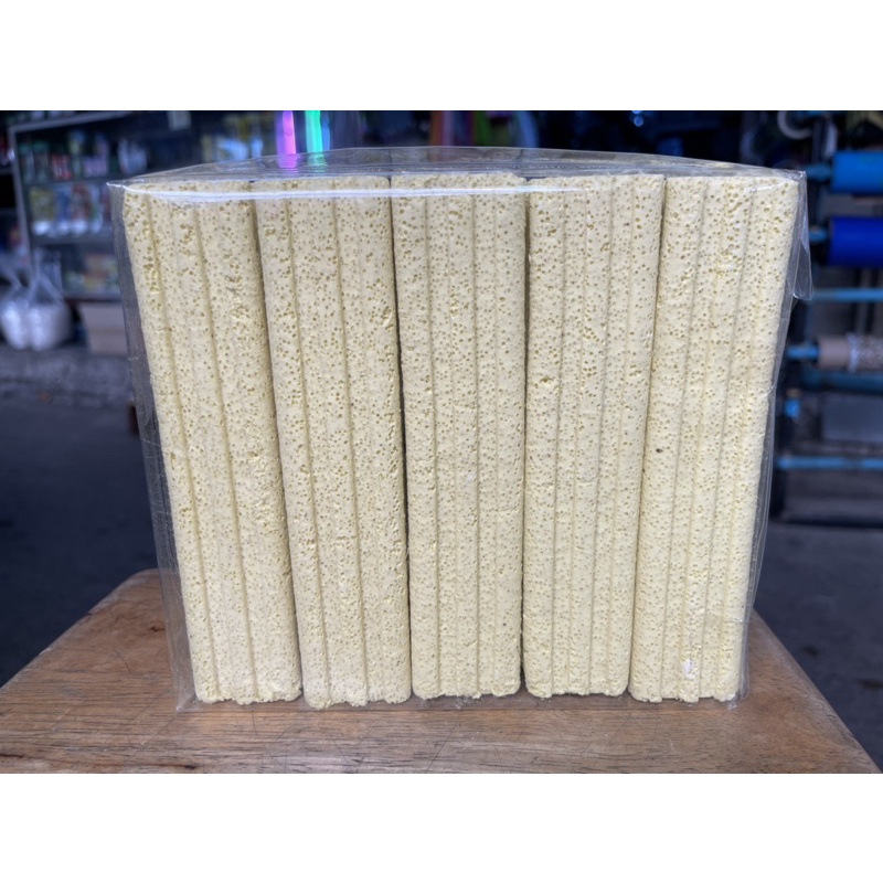 CBARตู้ปลา ซีบาร์แท่งสี่เหลี่ยมสีเทา วัสดุกรองตู้ปลา-บ่อปลา ช่วยทำให้น้ำใส ใช้ได้นาน เหลี่ยมมนสีเหลื