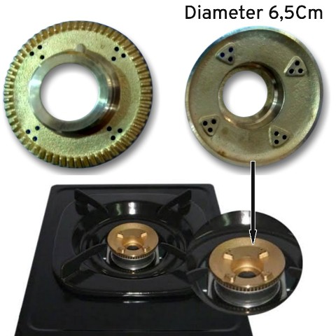 SMALL RINNAI BURNER - BRASS RING BURNER RINNAI GAS STOVE
