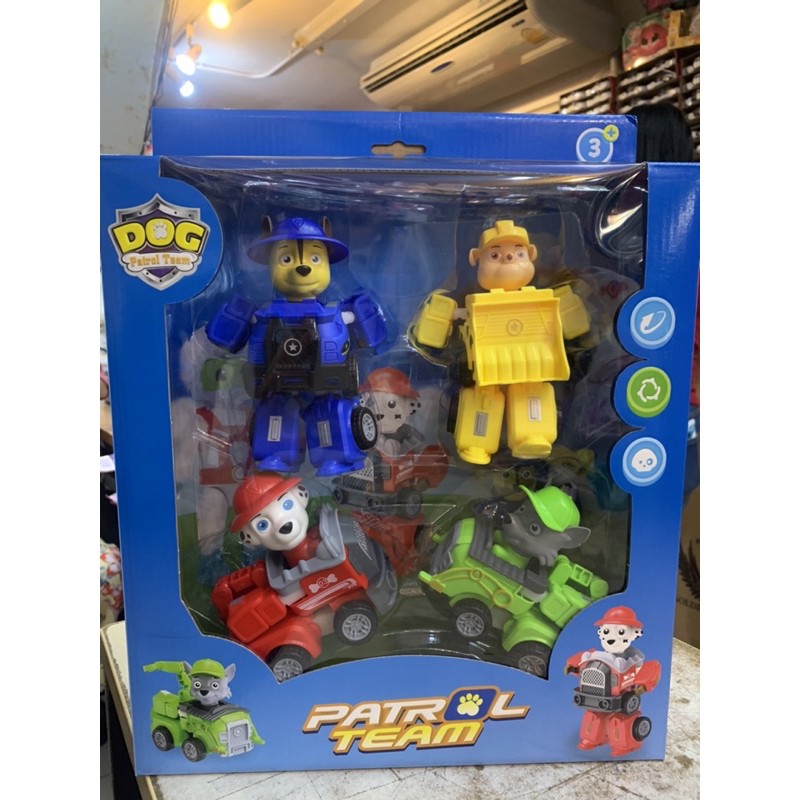 หุ่นยนต์ Dog Patrol Team 4 ตัว🐶🐶🐶🐶