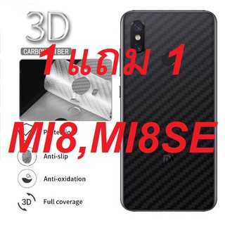 ฟิล์มกันรอยหลังเคฟล่า Xiaomi MI8,MI8SE