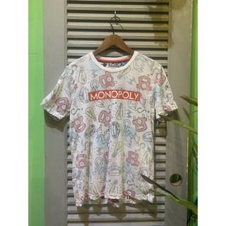 เสื้อยืด MONOPOLY  เสื้อยืดมีลาย