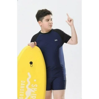 ชุดว่ายน้ำเด็กผู้ชาย (พร้อมส่ง) ชุดว่ายน้ำเด็กอ้วน ชุดว่ายน้ำเด็กพลัสไซส์ ชุดว่ายน้ำ