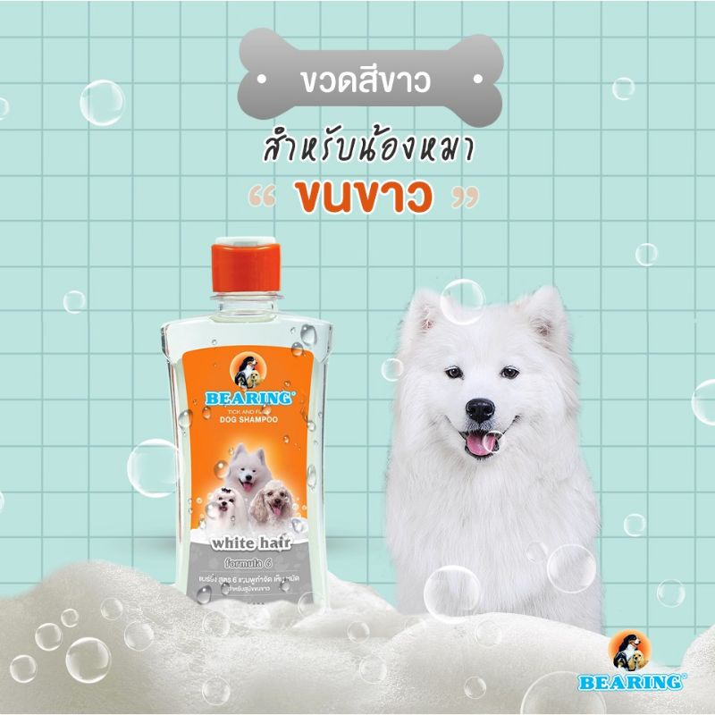 BEARING Tick & Flea Dog Shampoo แชมพูกำจัดเห็บหมัด 300ml. รูปที่ 5