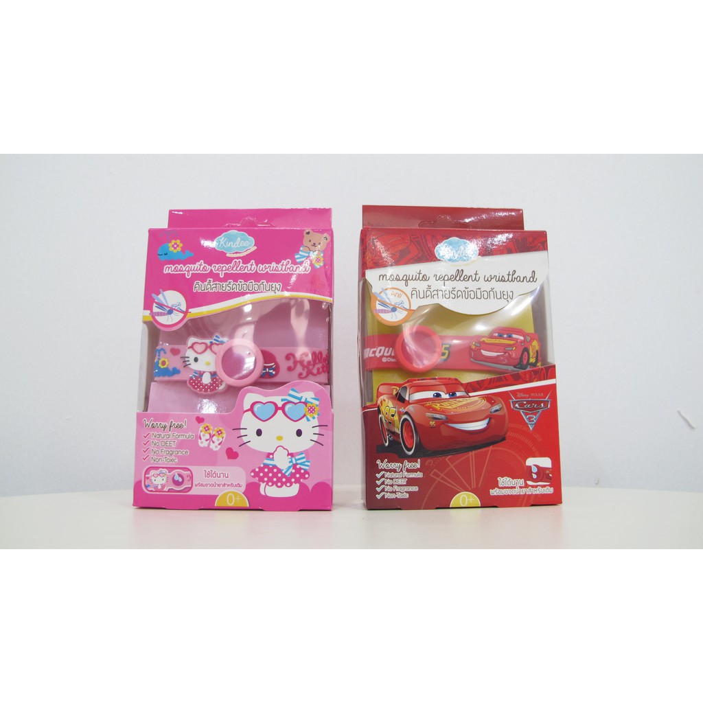Kindee Mosquito Repellent wristband kitty or Kindee Mosquito Repellent wristband car