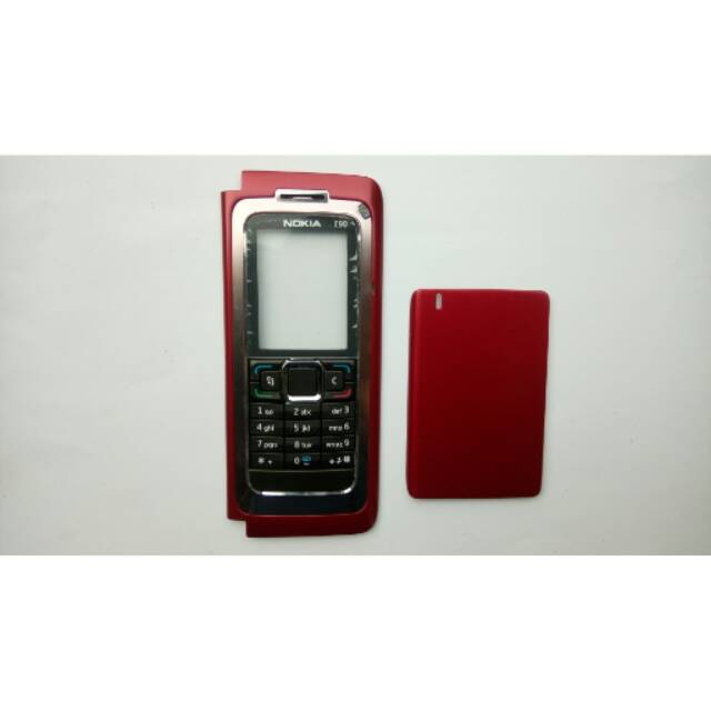 Merah nokia e90 ปลอกสีแดงมีโลโก้ nokia