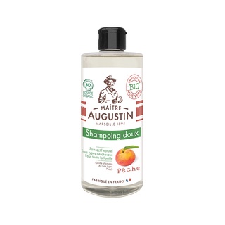 Maitre Augustin Gentle Shampoo all hair types Peach แชมพูสระผมออแกนิค เจนเติล แชมพู ออล แฮร์ ไทส์ พีช (500 ml)