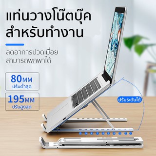 [Laptop stand] ที่วางคอม แท่นวางโน๊ตบุ๊ค ที่วางแล็ปท็อป ขาตั้งโน๊ตบุ๊คพกพา ที่วางคอมพิวเตอร์ Laptop ขาตั้ง ที่วางคอม