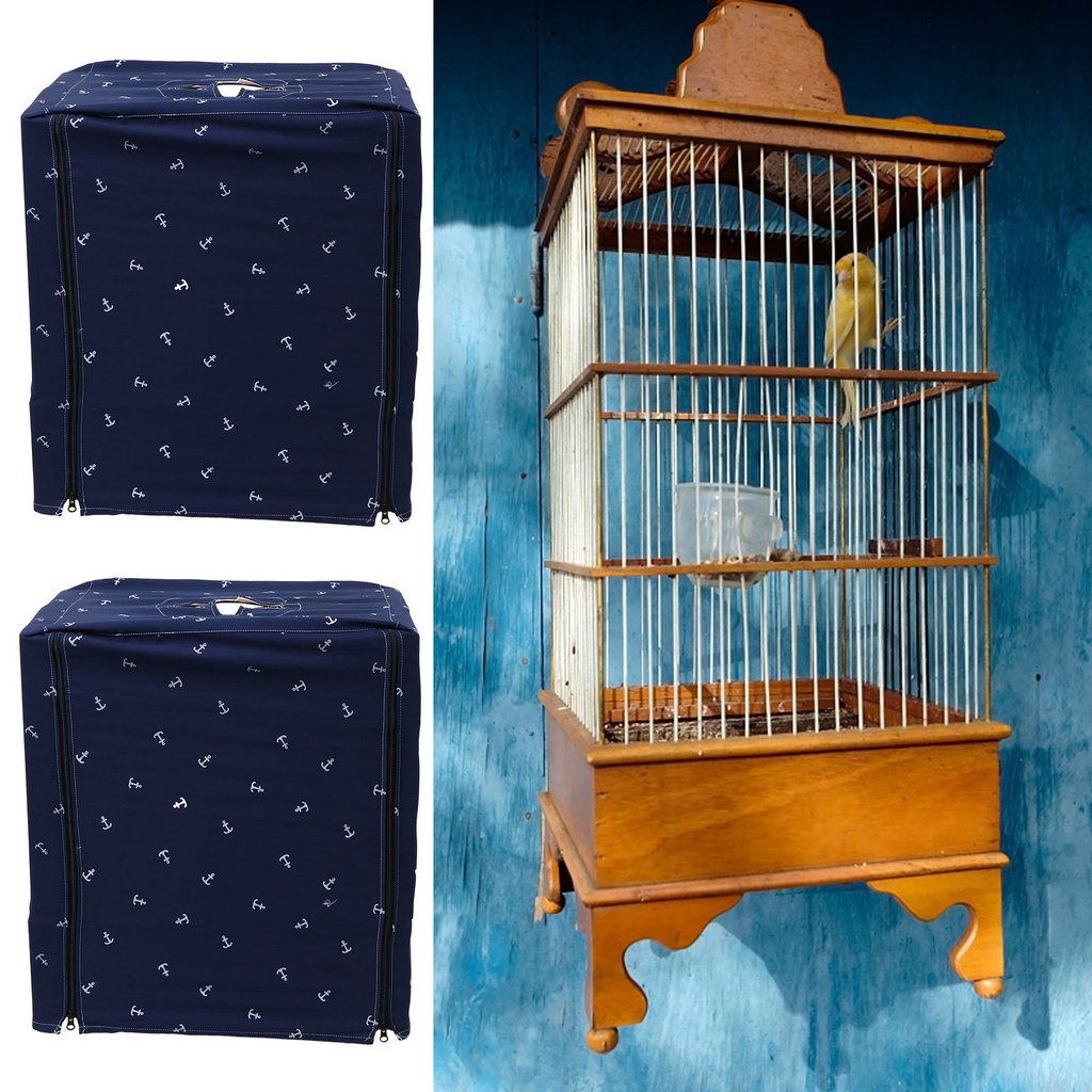 กรงนกกรงนกCage Cover Bird Birdcage Night Shell Cloth Guard Skirt et ...