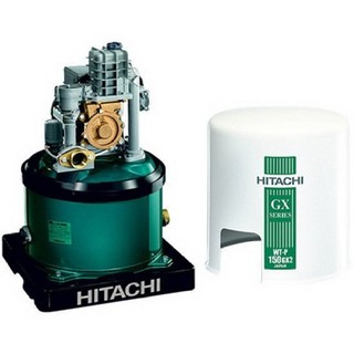 HITACHI ปั้มน้ำอัตโนมัติ 100 วัตต์ สำหรับดูดน้ำตื้น/น้ำประปา รุ่นWT-P100GX2