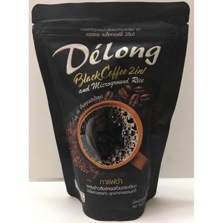 กาแฟดำผสมขาวสังข์หยด DELONG 120 กรัม(เจ)