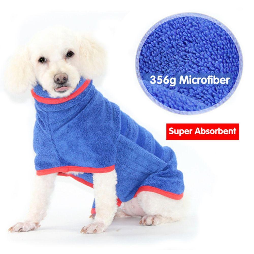 Somedayzl เสื้อคลุมอาบน้ํา ผ้าขนหนูไมโครไฟเบอร์ ขนาดเล็ก กลาง ใหญ่ ดูดซับน้ําได้ดี อบอุ่น ปรับได้ สําหรับสัตว์เลี้ยง สุนัข