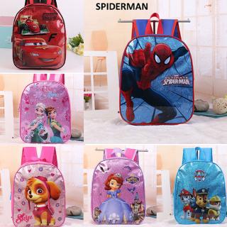 Smiggle กระเป๋าเป้ Paw Patrol กระเป๋าเด็ก เด็กการ์ตูนกระเป๋านักเรียนอนุบาลกระเป๋าSpiderman Sofia กระเป๋าเป้สะพายหลัง