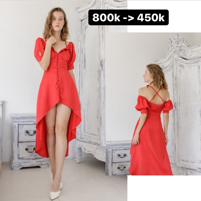 RED SAIDA DRESS*****