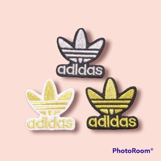 แผ่นแพทช์เหล็ก โลโก้ Adidas พรีเมี่ยม