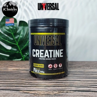 [Universal Nutrition] Universal Nutrition Creatine Monohydrate 5 g, Unflavored 200 g ครีเอทีน โมโนไฮเดรต แบบผง